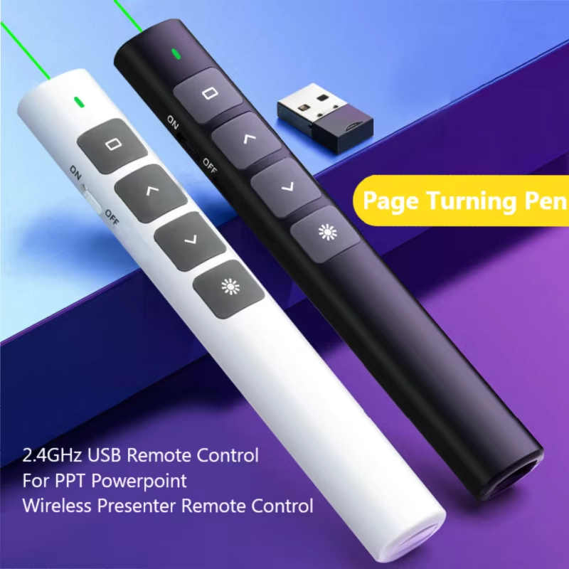 Presentation Remote Laser - Wireless Presentation Page Clicker Powerpoint Pen