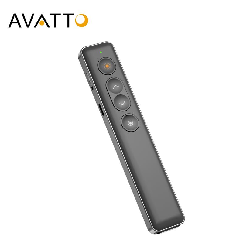 Presentation Remote Laser - AVATTO Wireless Presenter with Air Mouse