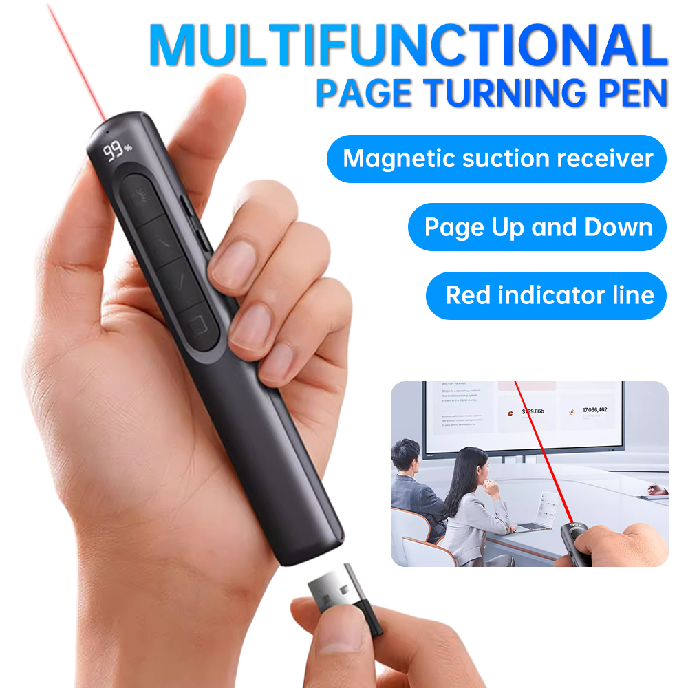Wireless Page Turner Rechargea - Presentation Remote Laser ulasan dan harga