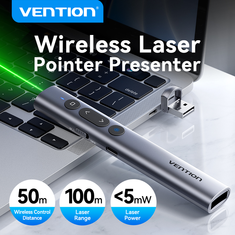 Vention Wireless Laser Pointer - Presentation Remote Laser ulasan dan harga