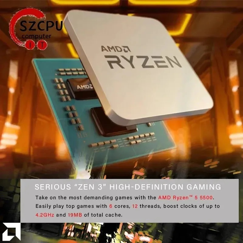 100% Brand New AMD R5 5500 Ryz - Amd Cpu Ryzen 5 ulasan dan harga