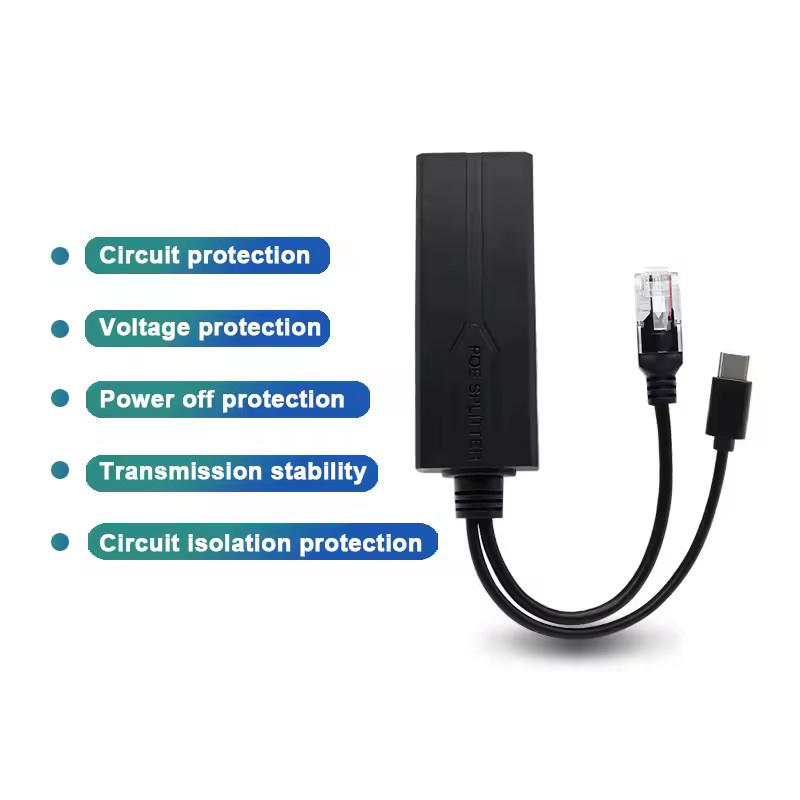 POE Splitter 48V to 5V Micro U - Power Over Ethernet ulasan dan harga
