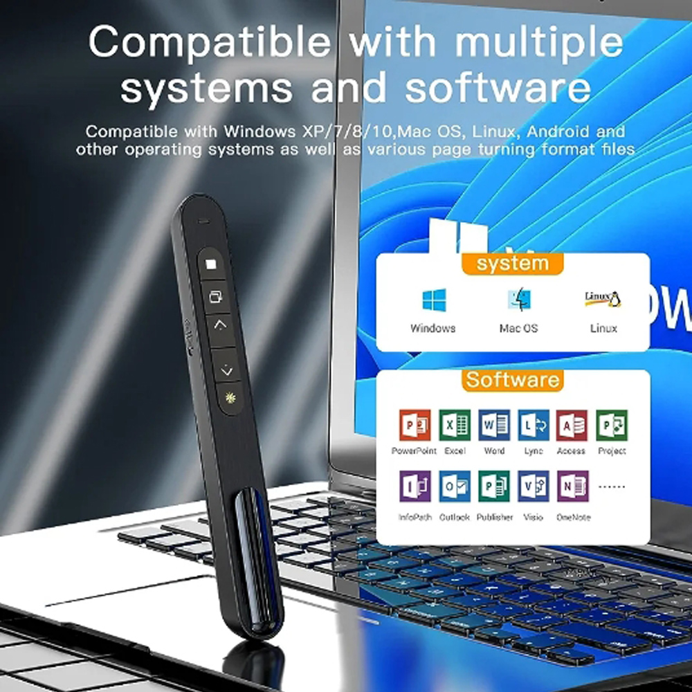 Laser Presentation Pointer 2.4 - Presentation Remote Laser ulasan dan harga