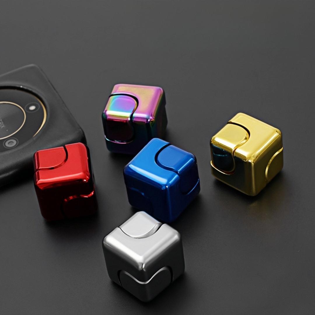 Metal Fidget Spinner Cube Toy  - Cool Office Tech Gadgets ulasan dan harga