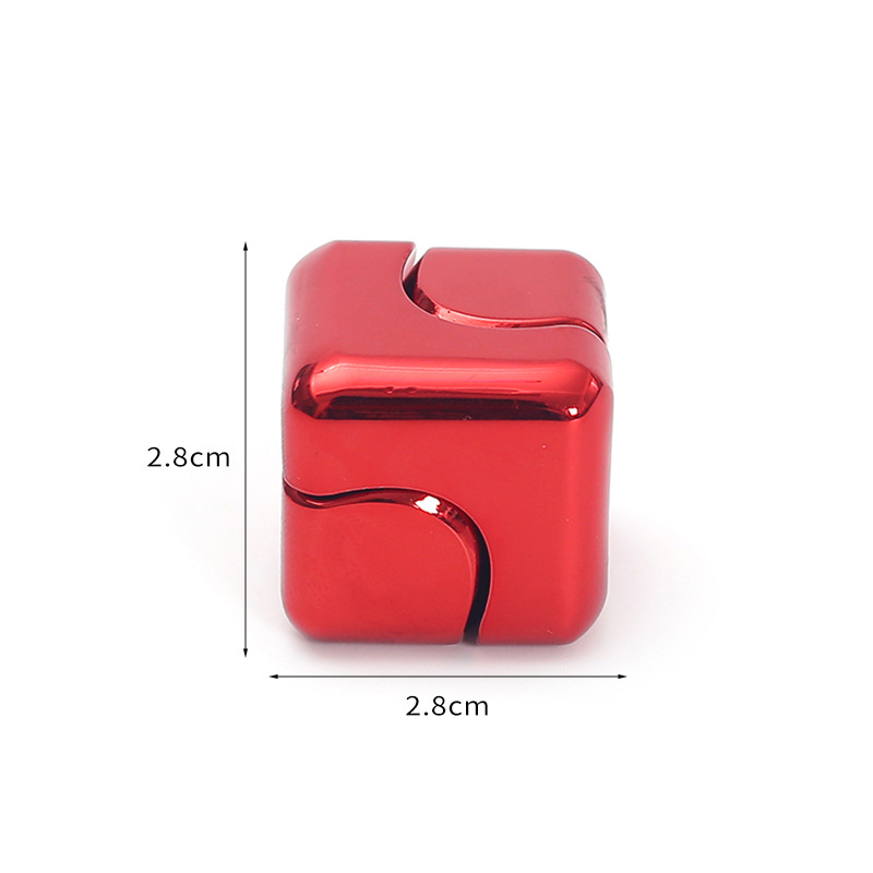 Metal Fidget Spinner Cube Toy  - Cool Office Tech Gadgets ulasan dan harga