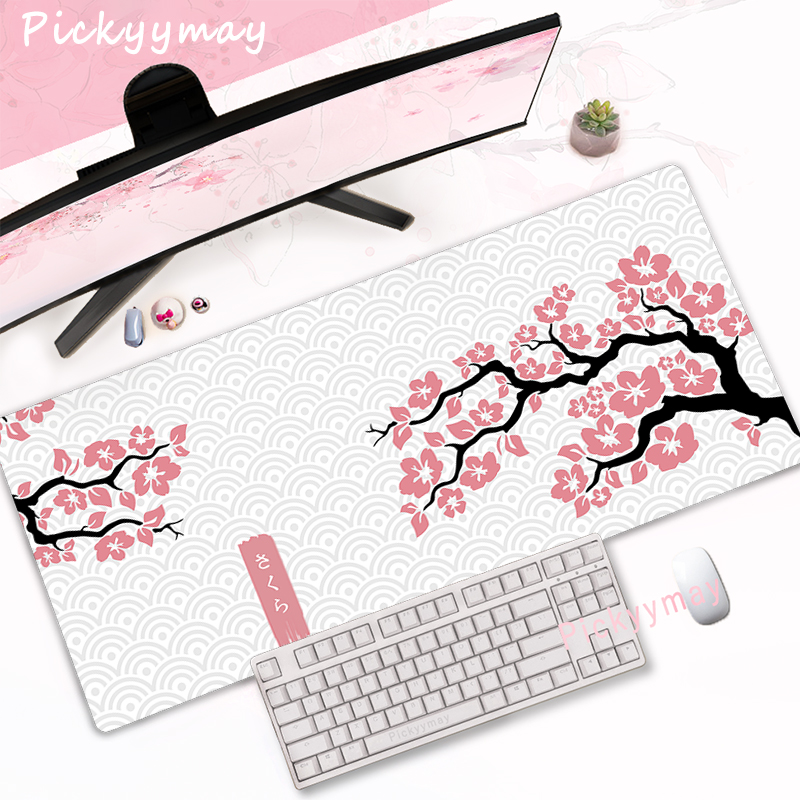 CIFBUY Pink Cherry Blossom Gam - Office Desk Tech Accessories ulasan dan harga