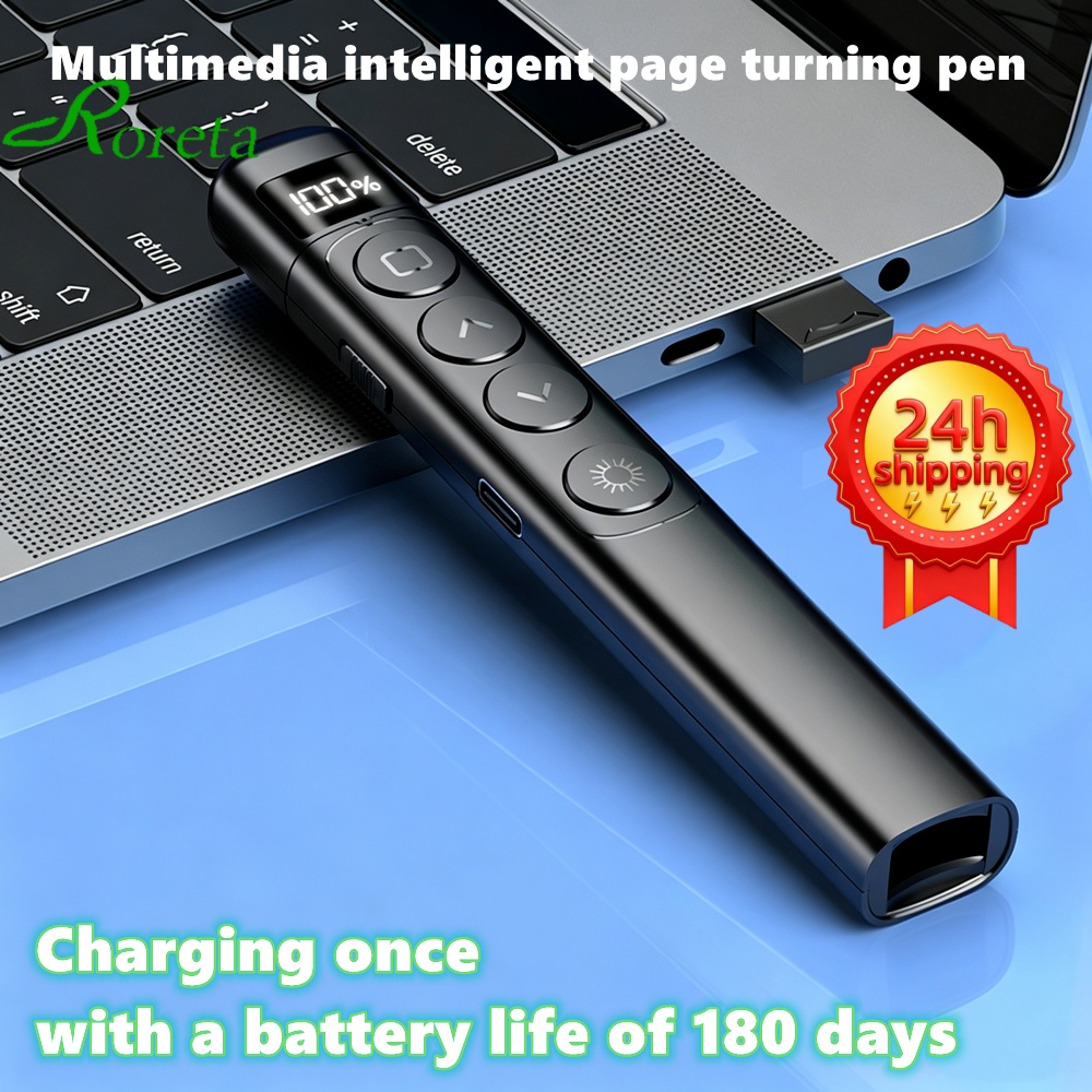 Powerpoint Pen Wireless Presen - Presentation Remote Laser ulasan dan harga