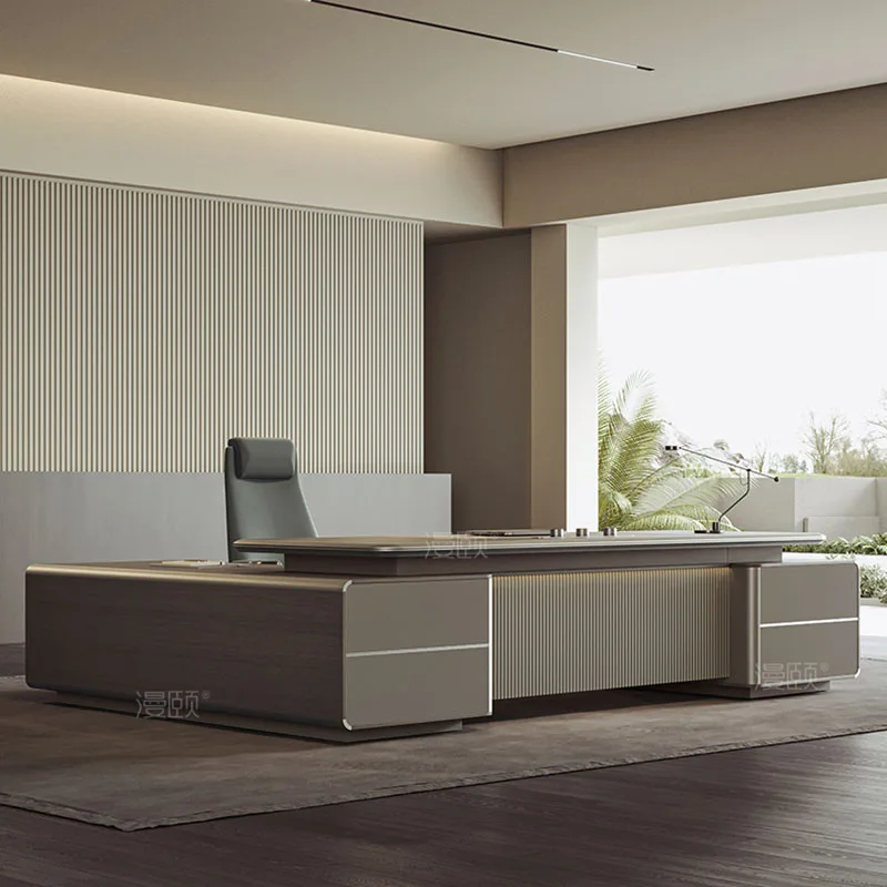 Boss Gaming L Table Home Offic - Office Tech Setup ulasan dan harga