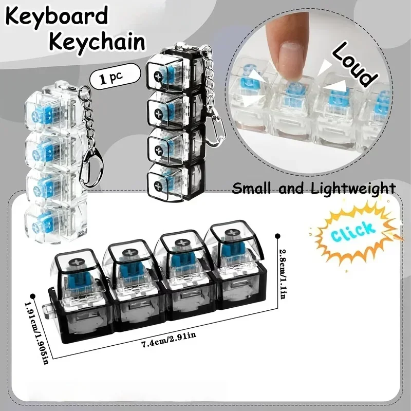 1pcs LED Keyboard Keycap Stres - Office Tech Setup ulasan dan harga