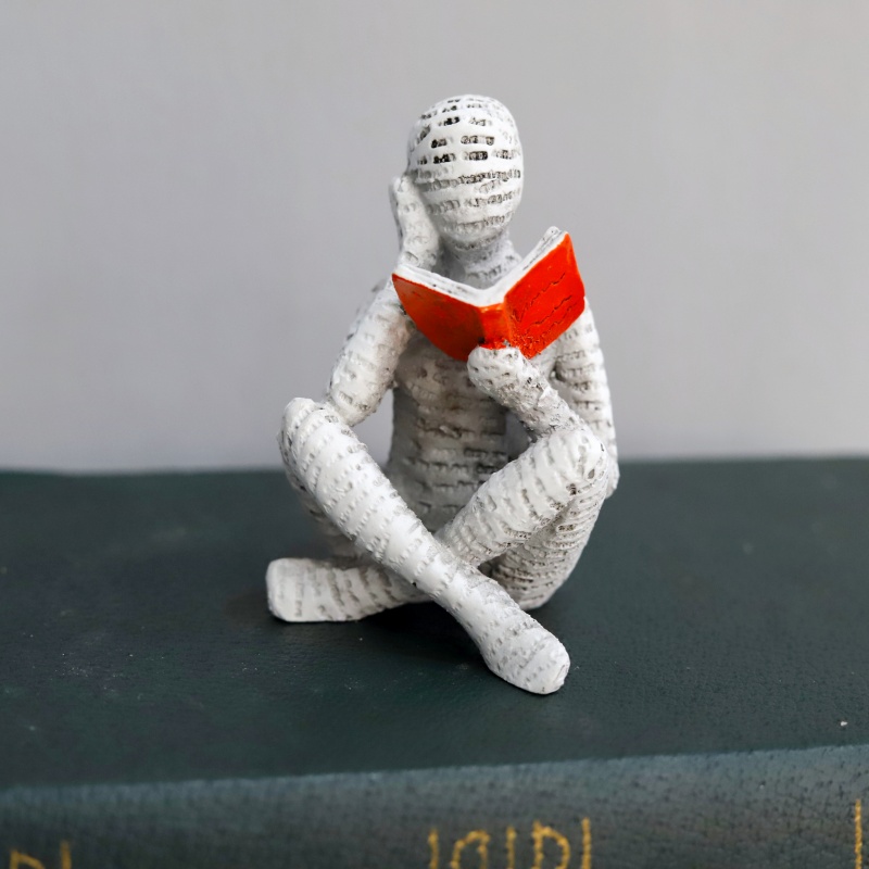 1Pc, Reading Paper Pulp Woman  - Office Desk Tech Accessories ulasan dan harga