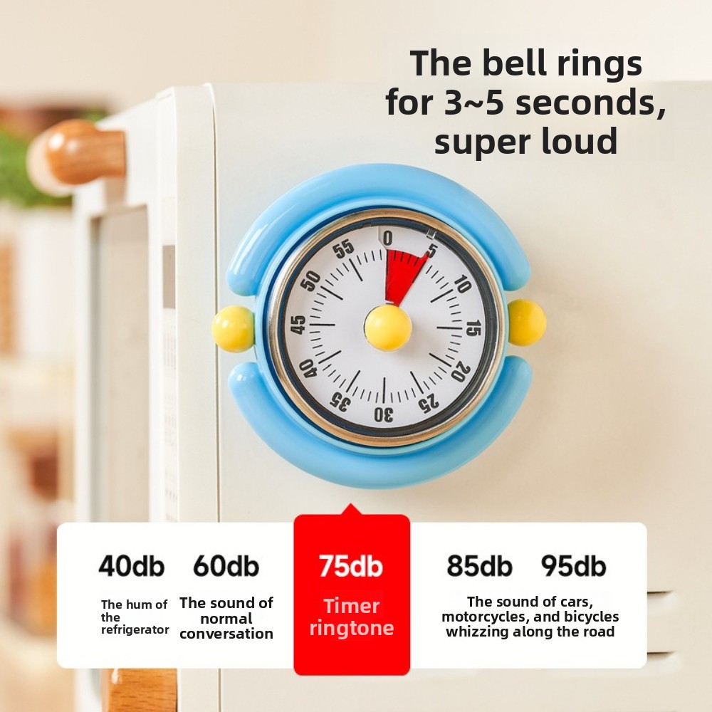 60Min Mechanical Visual Timer  - Office Technician ulasan dan harga