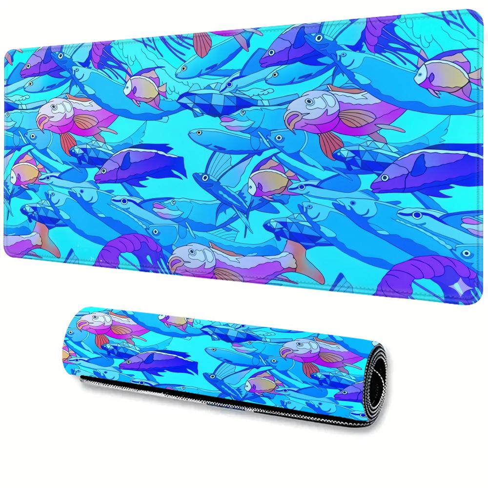 HD Printing Fish Rubber Mouse  - Office Desk Tech Accessories ulasan dan harga