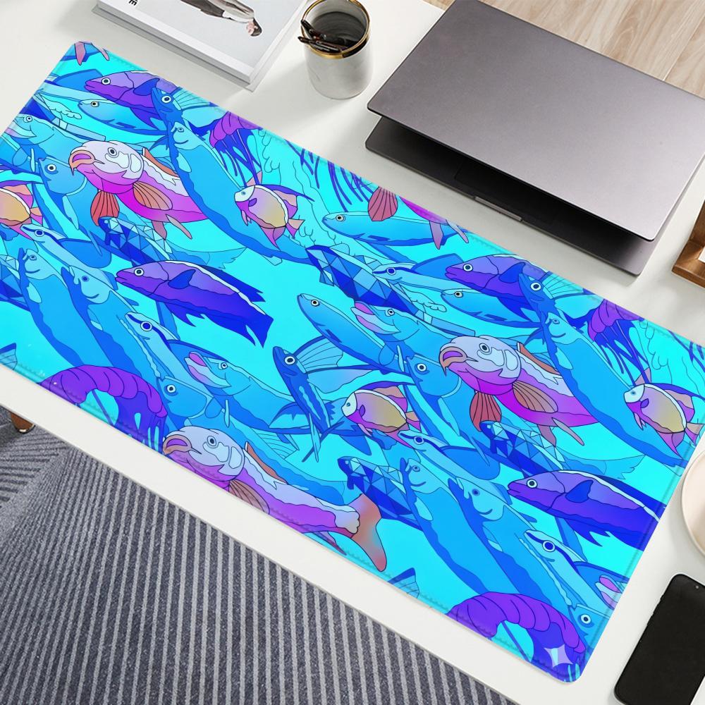 HD Printing Fish Rubber Mouse  - Office Desk Tech Accessories ulasan dan harga